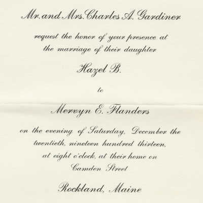 Wedding Invitation