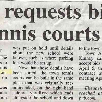 Tennis Courts bids