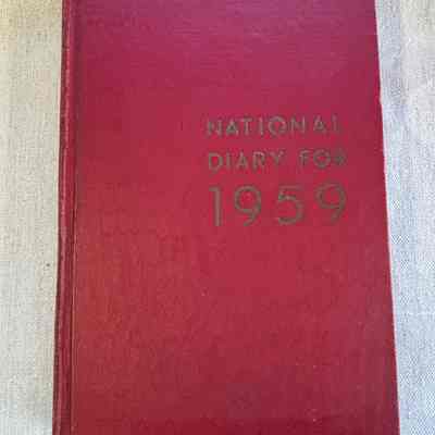 Ralph Richards 1959 Diary