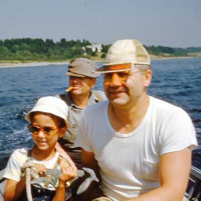 1952 - David in Boat