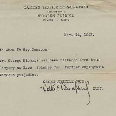 Release from Employment - Nichols
