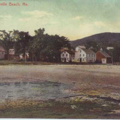 Lincolnville Beach in color - c.1910