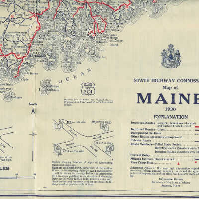 State Highway Commission map