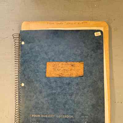 Pair of Notebooks Belonging to Leslie "Cappy" Hall
