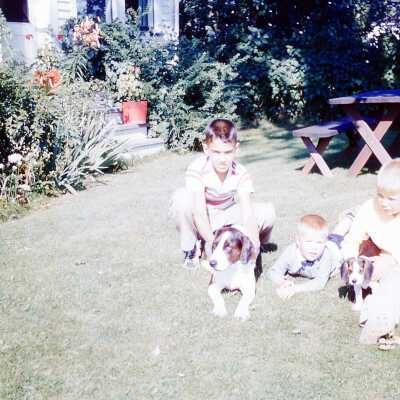 1959 - David, Unknown Boy & John Porter