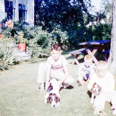 1959 - David, Unknown Boy & John Porter