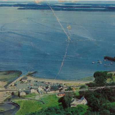 Lincolnville Beach - aerial shot