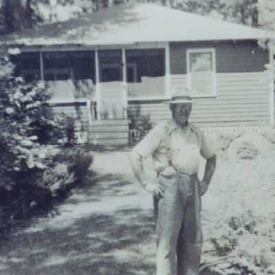 Irvin Eugley at his camp