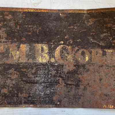 Nameplate/Sign for Dr. M.B. Gordon