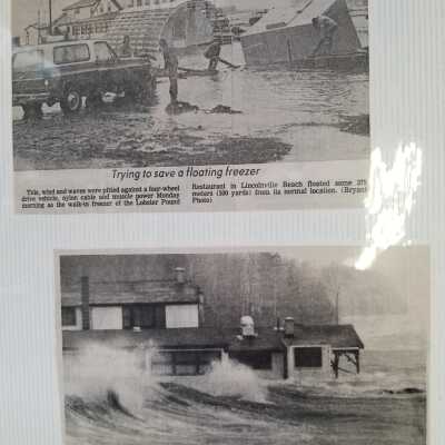 Scrapbook of 1978 Storm at Lincolnville Beach
