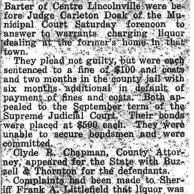 Arrest for Liquor