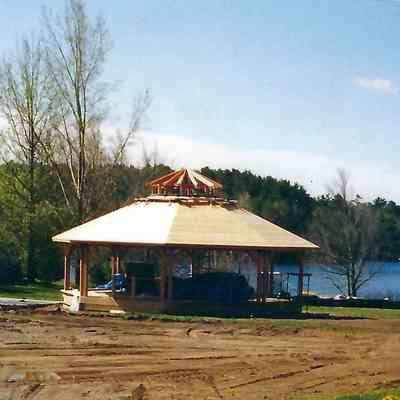 Bandstand Under Construction, 2002