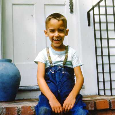 1952 - David on Front Steps