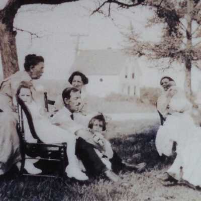 Young family gathering