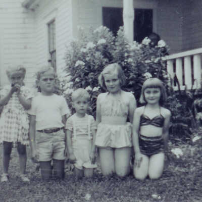 Miller girls and friends