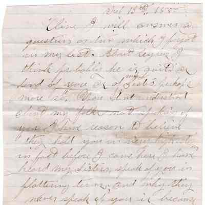 Knight Collection - 1880 Letter