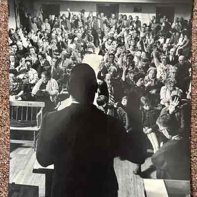 Town Meeting Photos from 1971; Tranquility Grange
