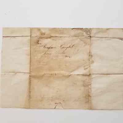 Knight Collection - 1834 Letter
