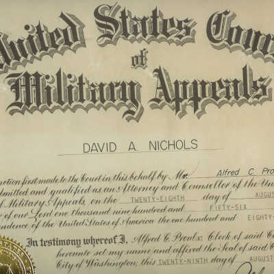 United States Court of Military Appeals