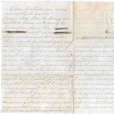 Knight Collection - 1871 Letter