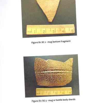 Sherds found at site of Philip Ulmer's house
