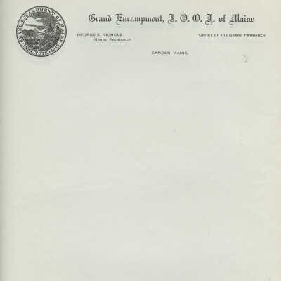 Grand Encampment, I.O.O.F. of Maine