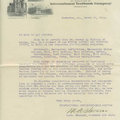 Certificate of Completion