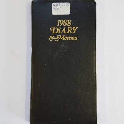 Evelyn Heald 1988 Diary