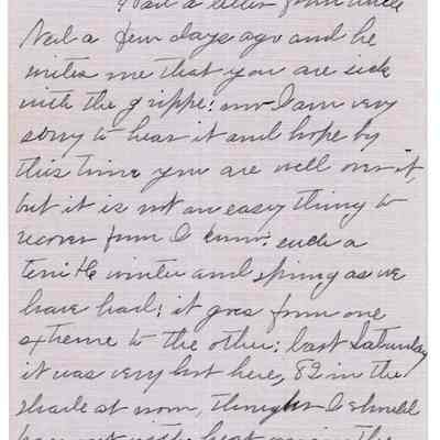 Knight Collection - 1923 Letter