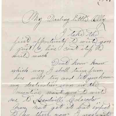 Knight Collection - 1879 Letter