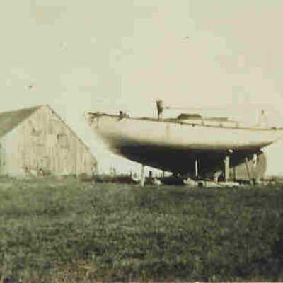 "Iona" in drydock