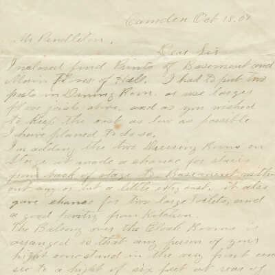 Letter to W. Pendleton