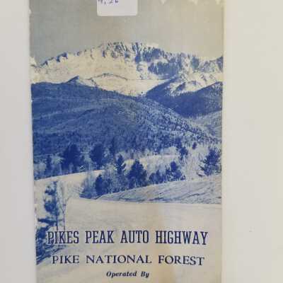 Pike's Peak Map and Historic Background