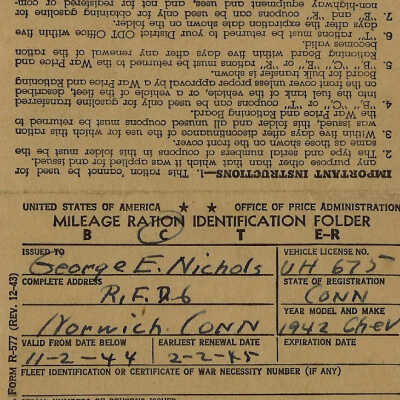 Ration Coupon