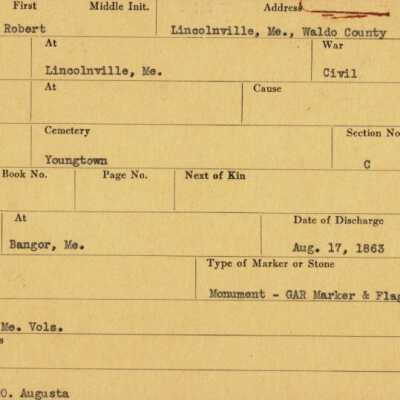 Robert Heal Military Records