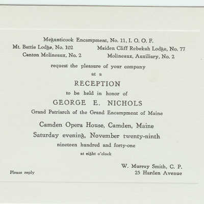 Reception Invitation