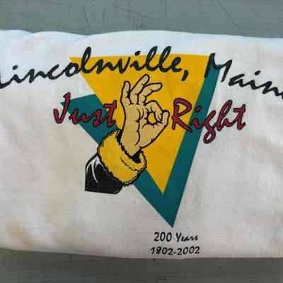 T-Shirt - Lincolnville, Maine "Just Right"