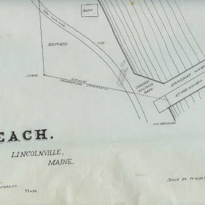 Lincolnville Beach map