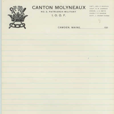 Canton Molyneaux No. 2, Patriach Militant I.O.O.F.