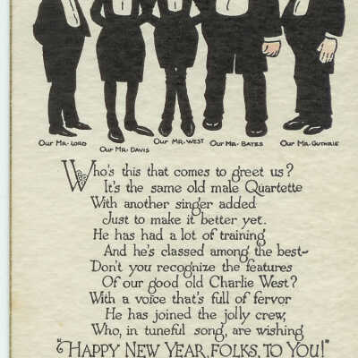 Happy New Year card