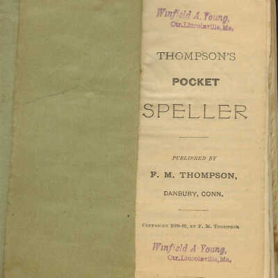 Thompson's Pocket Speller