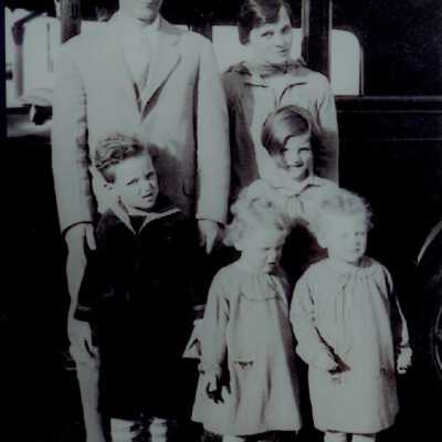 Elmer, Emily Johnson and family