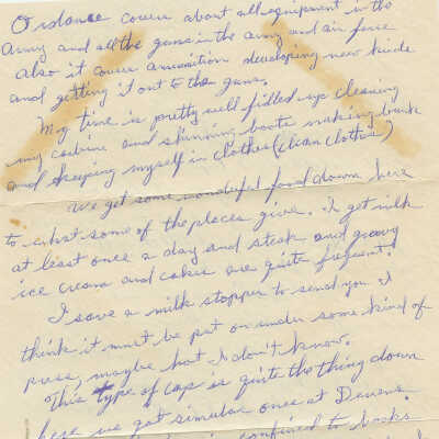 Letter from Richard Ames to Raymond & Myrtle Oxton