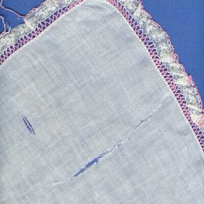 Handkerchief, damage