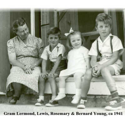 Gram Lermond, Lewis, Rosemary and Bernard Young-1941