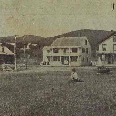 Putnam Frohock's hotel: 1897, today a parking lot next to Frohock Brook
