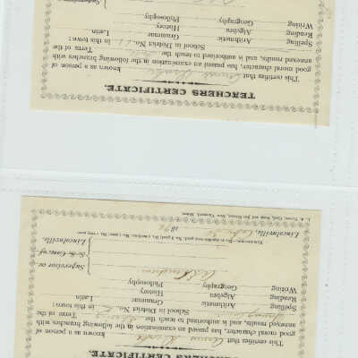 Teacher's Certificate