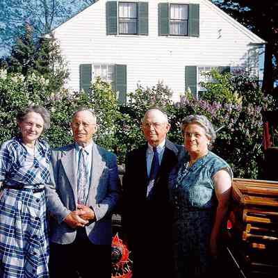 Roger, Agnes & Irvin Eugley and Horace & Annie Miller - May 31,1954
