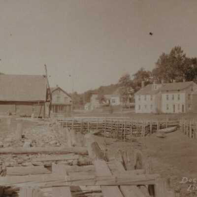 Lincolnville Beach dock scene