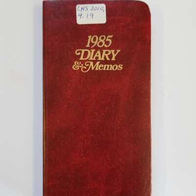 Evelyn Heald 1985 Diary